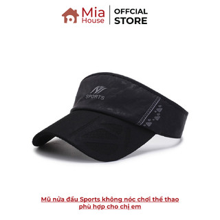 Mũ nửa đầu Sports không nóc chơi thể thao, chống nắng, tập Gym, chạy bộ, tennis, phù hợp cho chị em