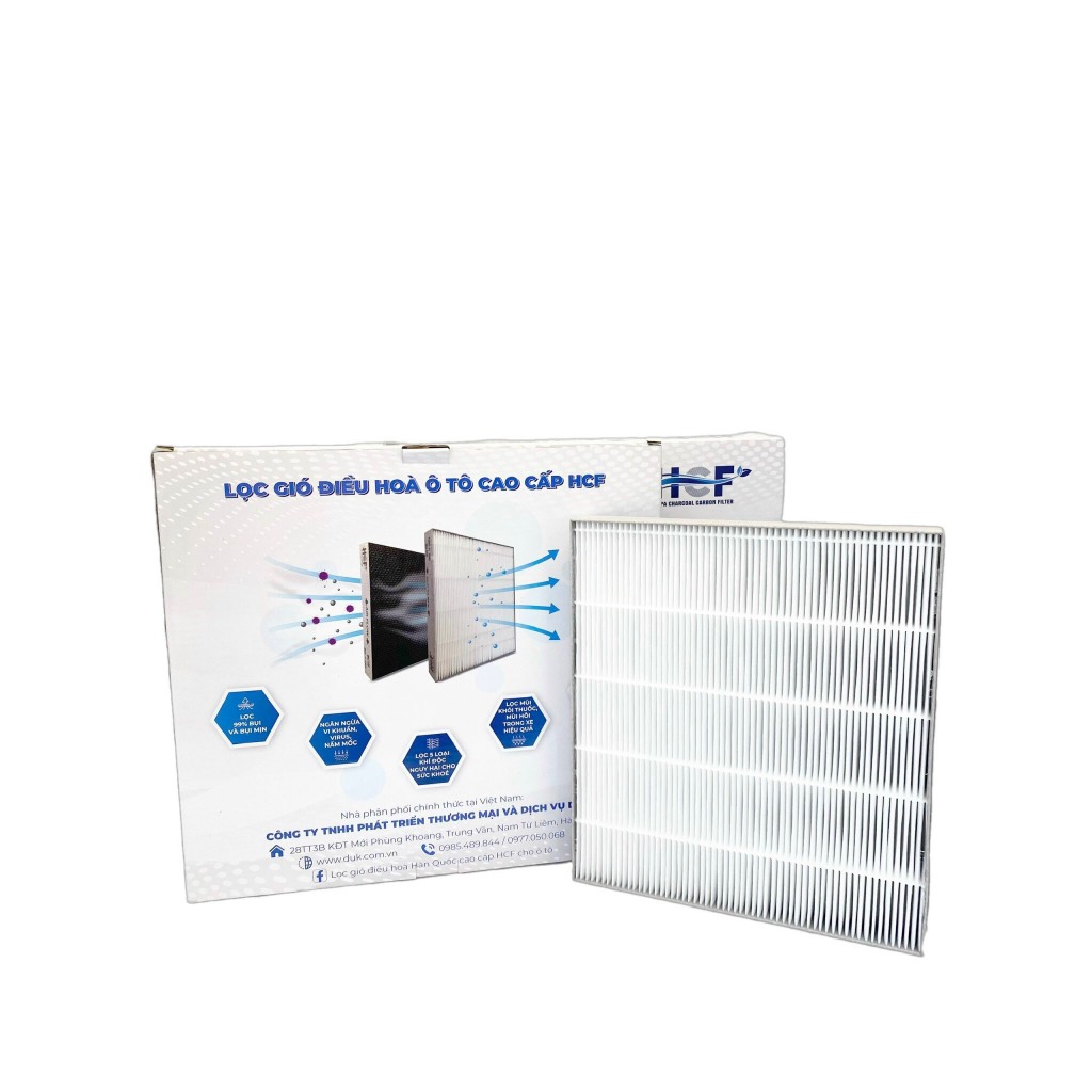 Lọc gió điều hòa cao cấp HCF Hàn Quốc cho xe Mitsubishi Outlander 2016-2022