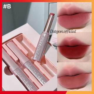 SET 3 cây SON KEM LÌ HERORANGE Fluffy Lip Glaze vỏ hồng HR424