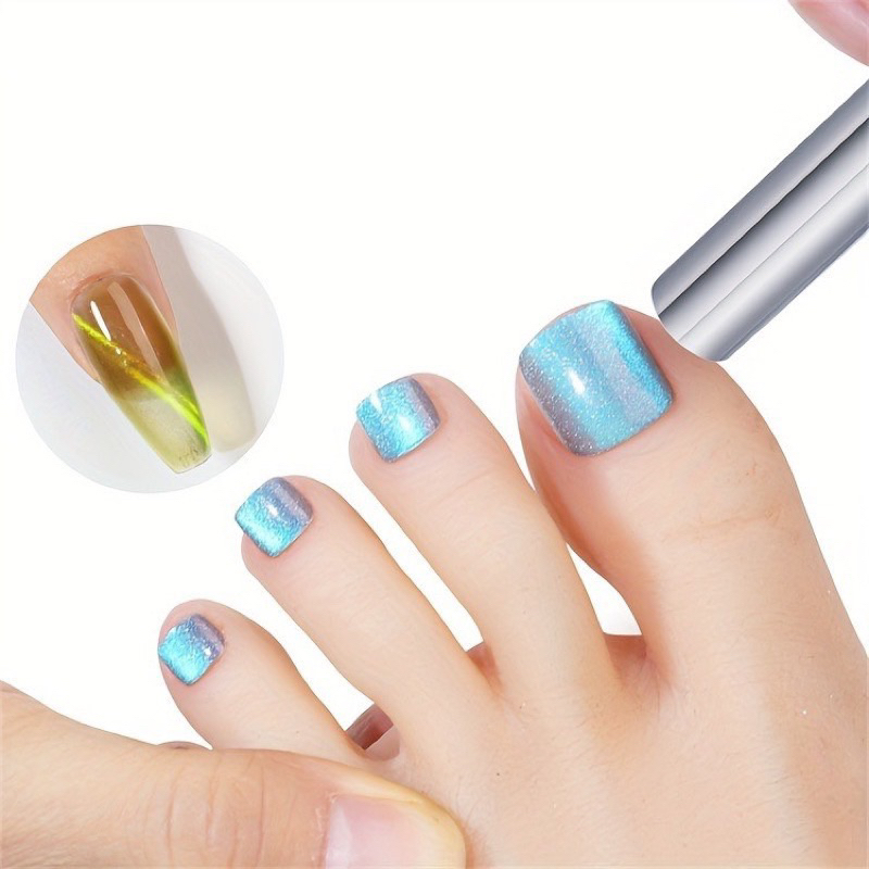 Nam châm hút mắt mèo hình tròn - thanh to dài 15cm