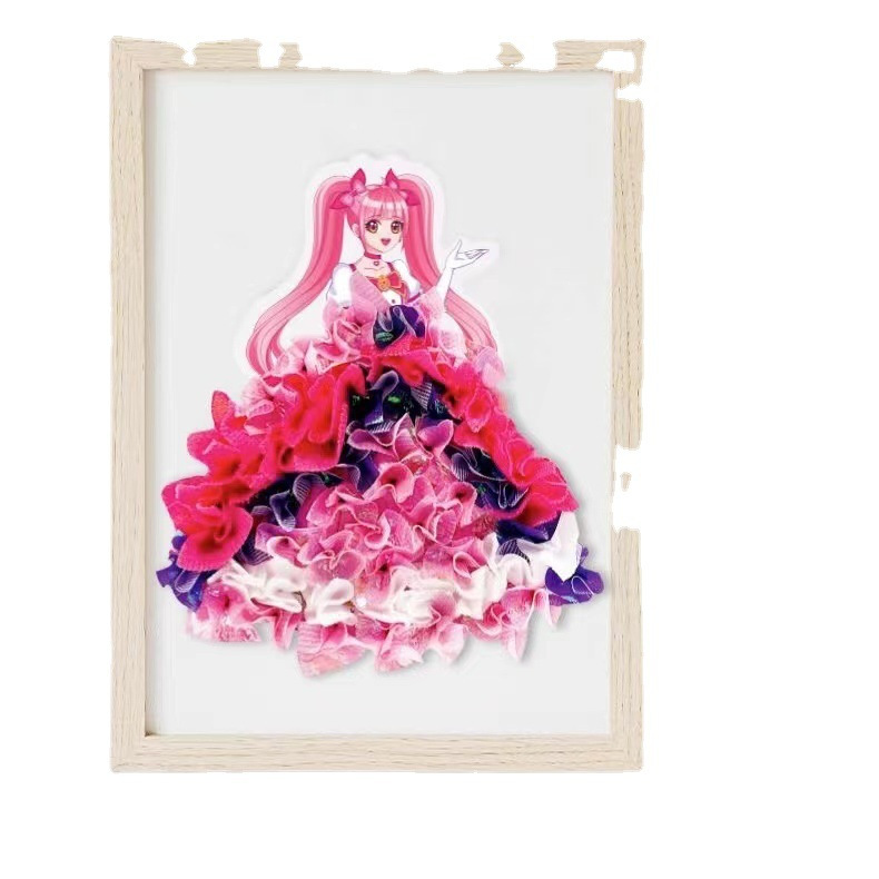 Tranh Chọc Giấy Tạo Mẫu Công Chúa Disney, Tô Màu Dán Hình MẫuThời Trang Vui Nhộn Tăng Khả Năng Thiết Kế Sáng Tạo Cho Bé