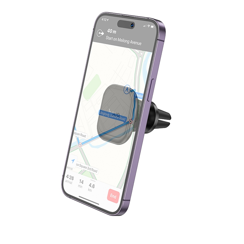 Giá đỡ từ tính điện đoại gắn trên xe hơi ô tô HOCO lực hút nam châm oto siêu dính dùng cho iphone samsung xiaomi