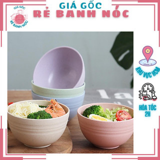 Chén ăn cơm nhỏ chất liệu nhựa lúa mạch 12cm, nhiều màu sắc, bắt mắt người dùng, bát đựng thức ăn đẹp