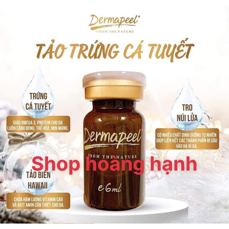 H04 Vi Kim Tảo Biển Dermapeel Trứng Cá Tuyết Hàn Quốc - Serum Peel Da Phục Hồi Da Mụn Tiêu Chuẩn Spa