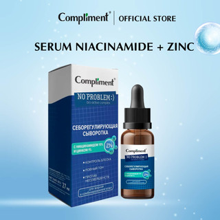 Serum Compliment No Problem Niacinamide & Zin C giúp sáng da mờ thâm ngừa mụn 27ml 