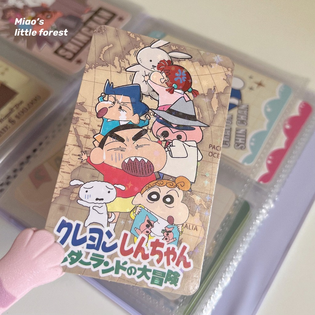 Set 5 card bo góc Shin, photo card cậu bé bút chì nhiều chủ đề - Miao's Little Forest