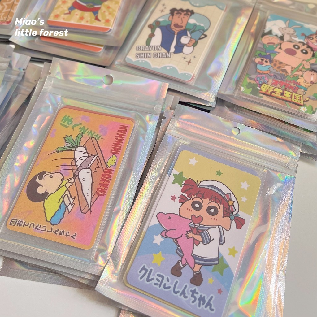 Set 5 card bo góc Shin, photo card cậu bé bút chì nhiều chủ đề - Miao's Little Forest