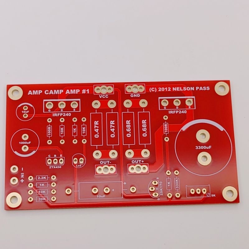 PCB amp camp amp, ACA Ampli calss A 5W