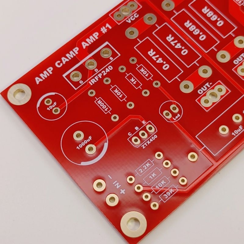 PCB amp camp amp, ACA Ampli calss A 5W
