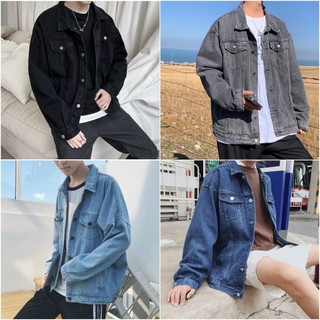 Áo khoác jean xước nhẹ bụi bặm