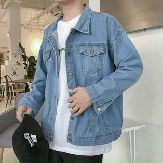 Áo khoác jean xước nhẹ bụi bặm