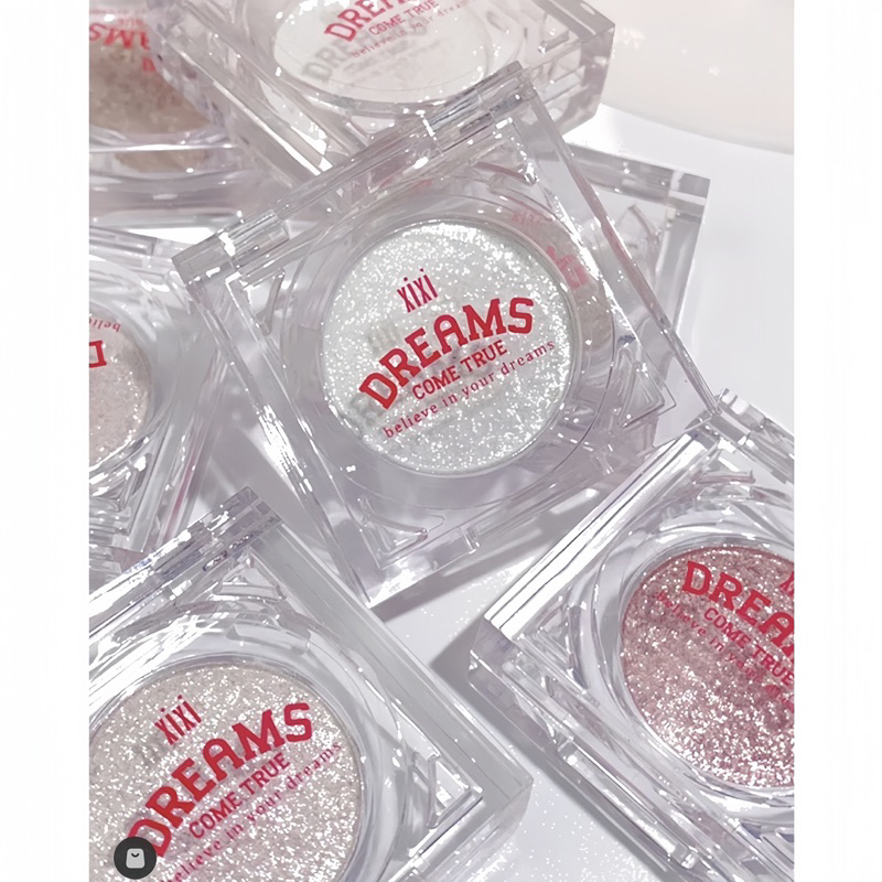 Phấn Mắt Đơn Sắc XIXI DREAM Ánh Kim Cương Kim Tuyến Lấp Lánh Không Thấm Nước XIXI D421