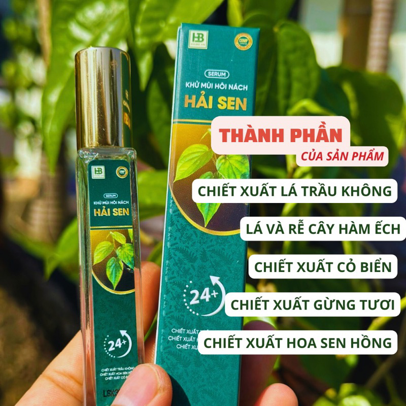 Chính hãng Hải Sen khử mùi hôi nách , hôi chân và ra mồ hôi tay