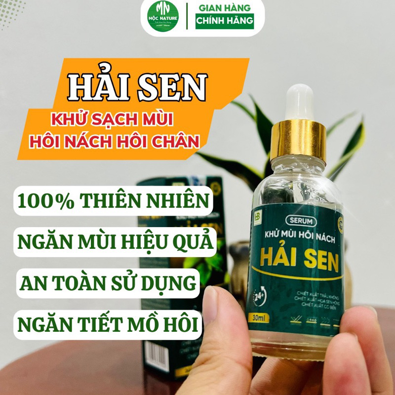 Chính hãng Hải Sen khử mùi hôi nách , hôi chân và ra mồ hôi tay