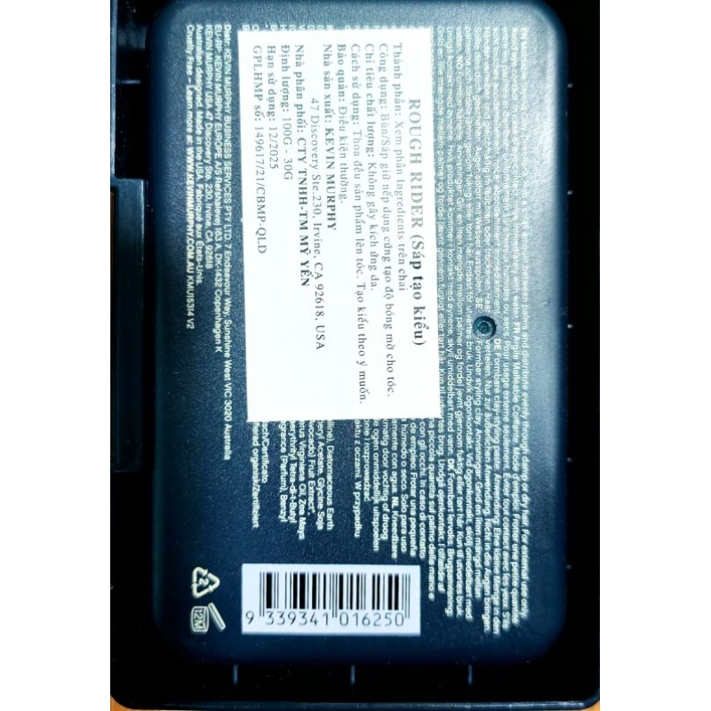 Sáp Kevin Murphy - Rough Rider  tạo