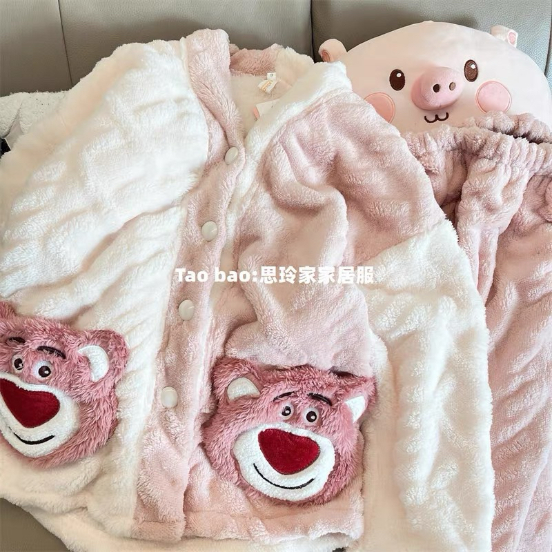 MÃ 122 BỘ NGỦ BÔNG 2 TÚI GẤU LOTSO CÚC BẤM