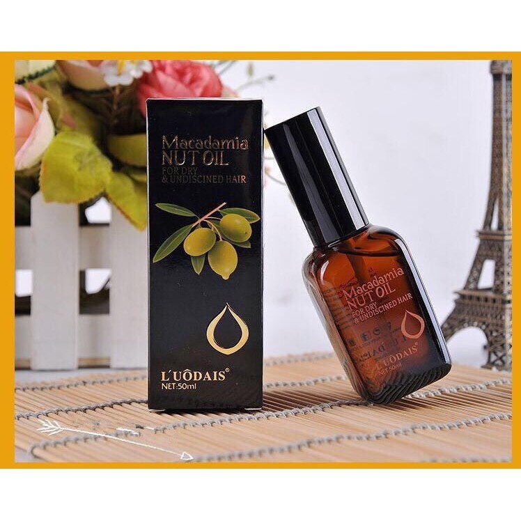 TINH DẦU DƯỠNG TÓC MACADAMIA NUT OIL 50ML. HÀNG CHÍNH HÃNG