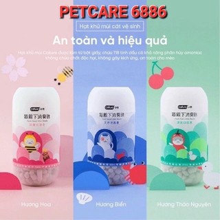 Viên khử mùi hôi cát vệ sinh chó mèo 450 ml