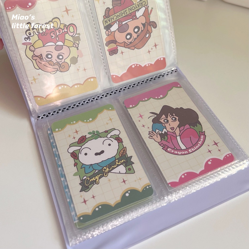 Set 5 card bo góc Shin, photo card cậu bé bút chì nhiều chủ đề - Miao's Little Forest