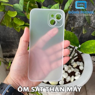 Combo 2 Ốp Lưng Trong Nhám Unibody iPhone 15 PLUS Siêu Mỏng