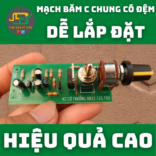 Mạch Băm Xung Máy 2 Vế C Chung Có Đệm