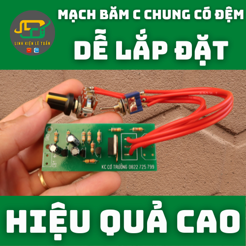 Mạch Băm Xung Máy 2 Vế C Chung Có Đệm