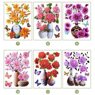 🌺 combo 5 bộ tranh hoa nổi 3d siêu hot bất kỳ