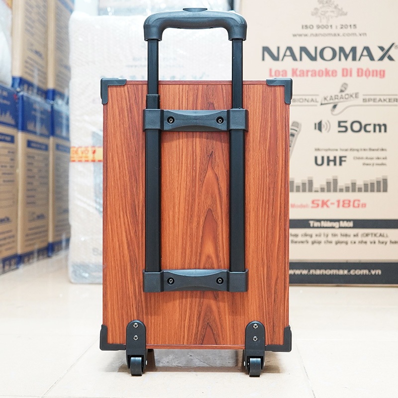 Loa Kéo Mini Nanomax  T-10 Bass 2.5 Tấc 25cm Công Suất 200W Có Đọc USB Thẻ Nhớ