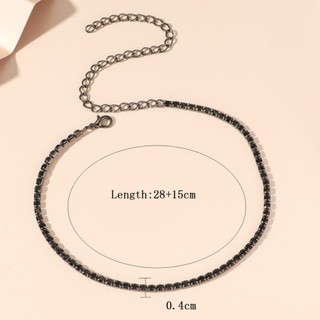 Choker đá 1 hàng ( kèm clip sp do shop tự quay)