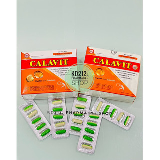 Calavit – bổ sung calci, vitamin d3, vitamin a cho xương chắc khỏe hộp 60 viên