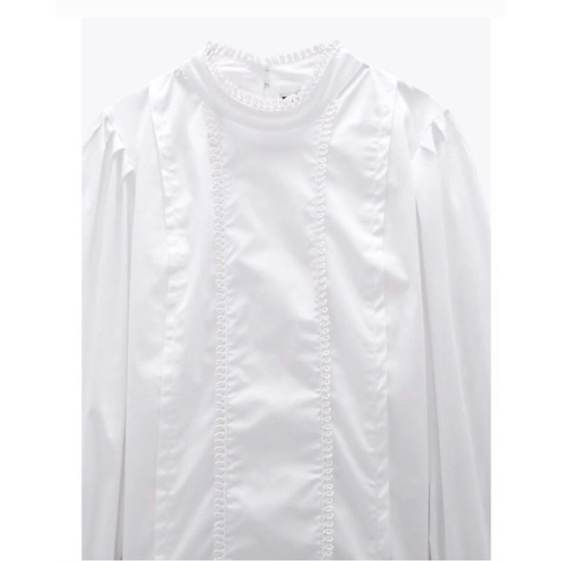 Sơ mi trắng Zr authentic new tag sz XS