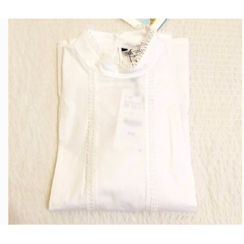 Sơ mi trắng Zr authentic new tag sz XS