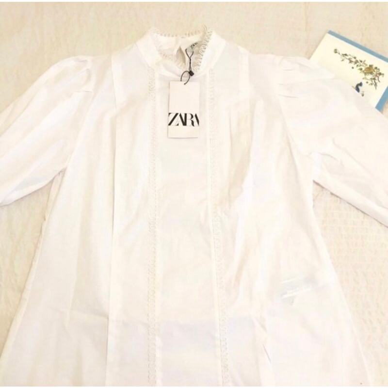 Sơ mi trắng Zr authentic new tag sz XS