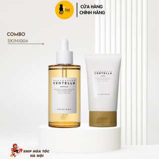 Combo 2 Sản Phẩm Giảm Mụn, Phục Hồi Da Skin1004 Madagascar Centella (Tinh Chất 55ml Và Kem Dưỡng 75g Trắng)
