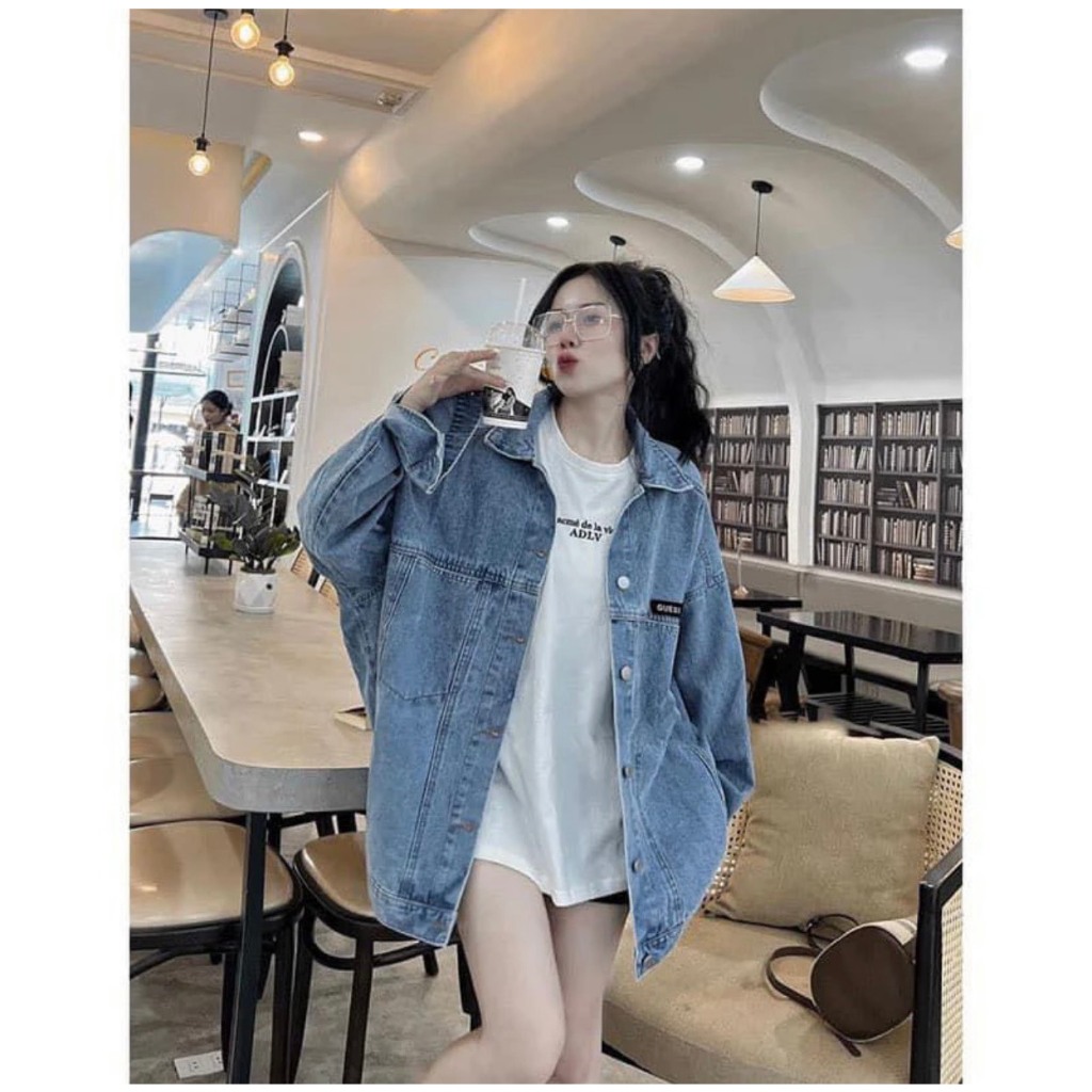 Áo Bò Trơn Oversize Dáng Rộng