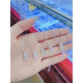 Dây chuyền mặt đá ghết Bạc ta, Vòng cổ cho nữ , bạc BNP