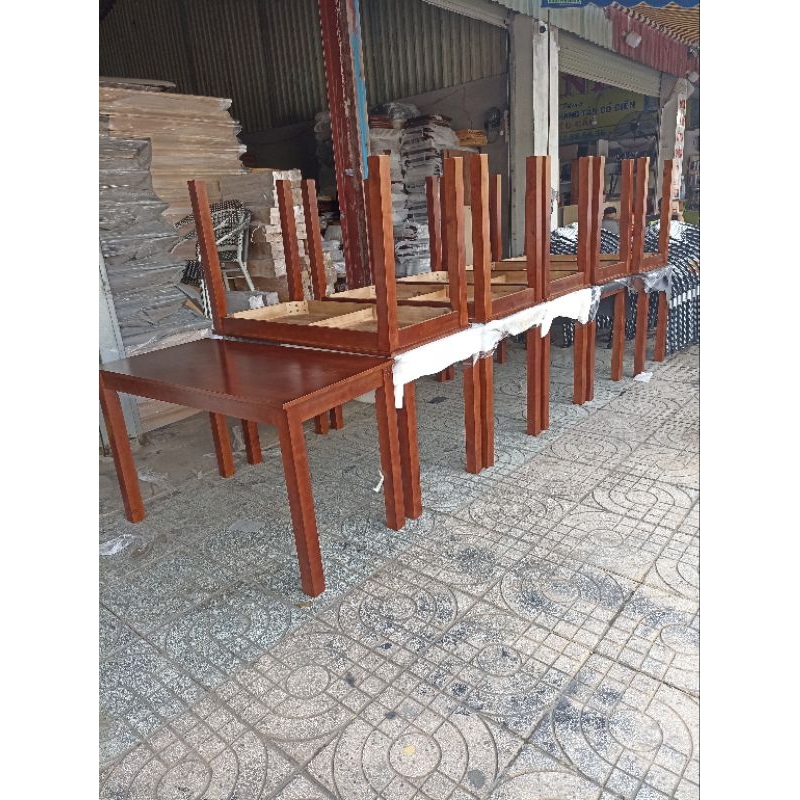 ❤️Bàn gỗ cao su.Bàn ăn tập thể.Giao hàng hoả tóc HCM 🚀
