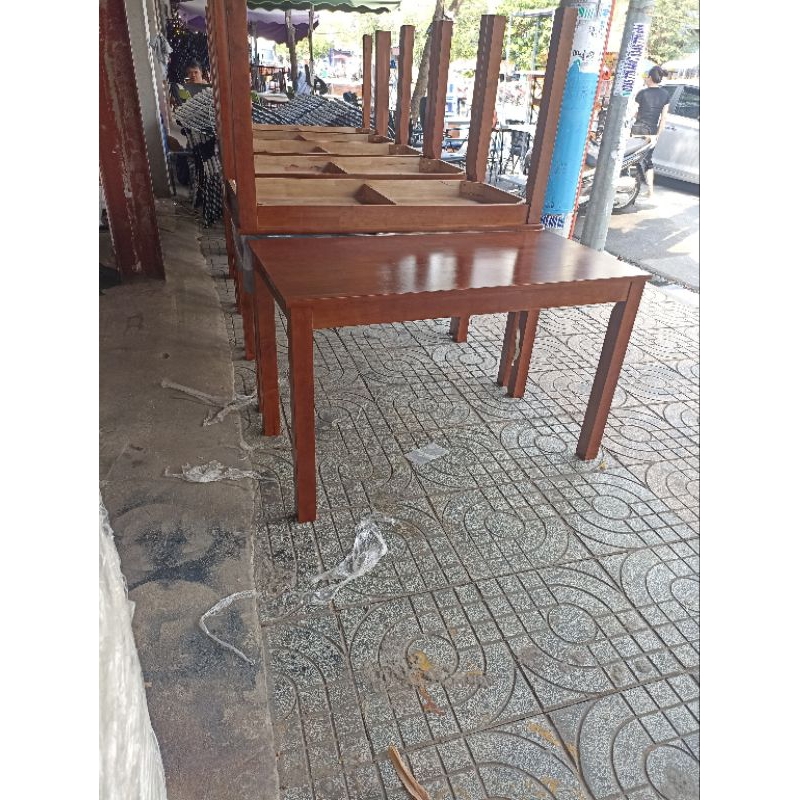 ❤️Bàn gỗ cao su.Bàn ăn tập thể.Giao hàng hoả tóc HCM 🚀