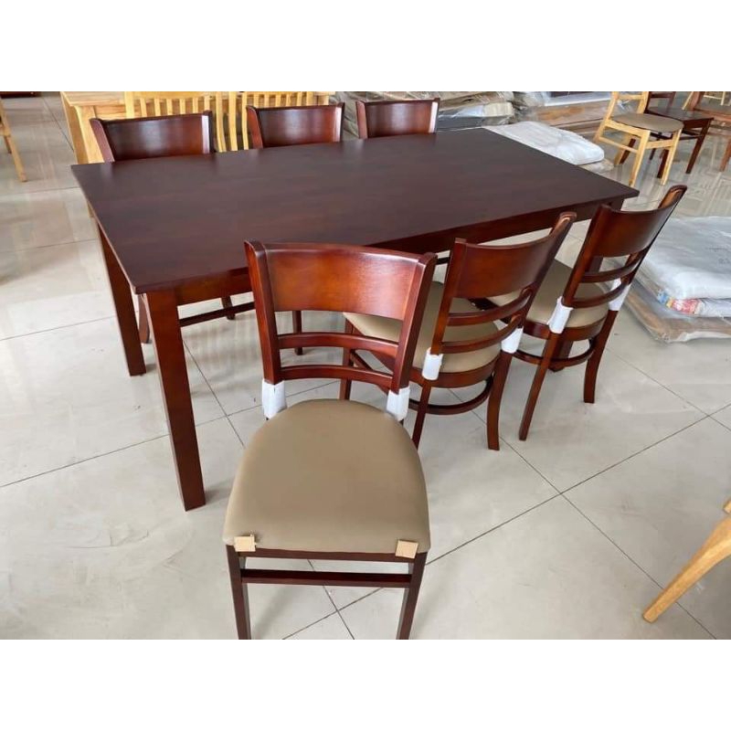 ❤️Bàn gỗ cao su.Bàn ăn tập thể.Giao hàng hoả tóc HCM 🚀