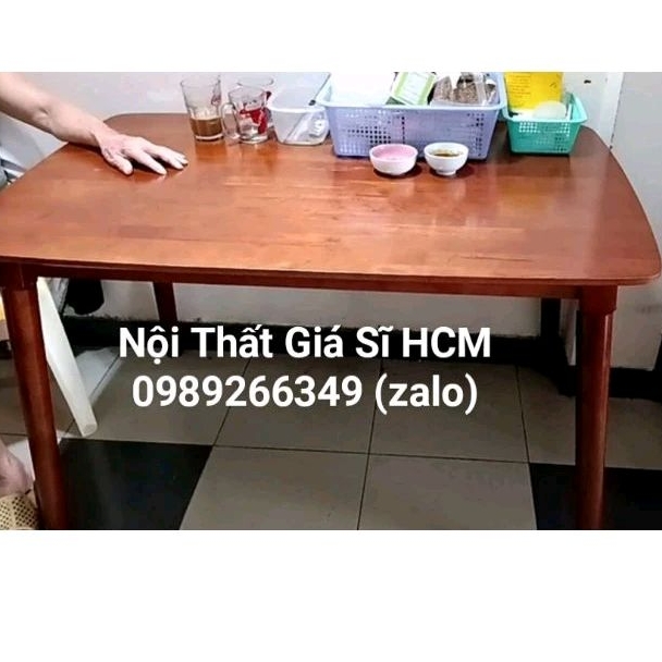 ❤️Bàn gỗ cao su.Bàn ăn tập thể.Giao hàng hoả tóc HCM 🚀