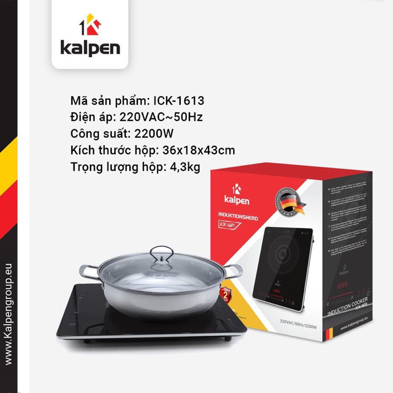 BẾP TỪ ĐƠN KALPEN ICK-1613