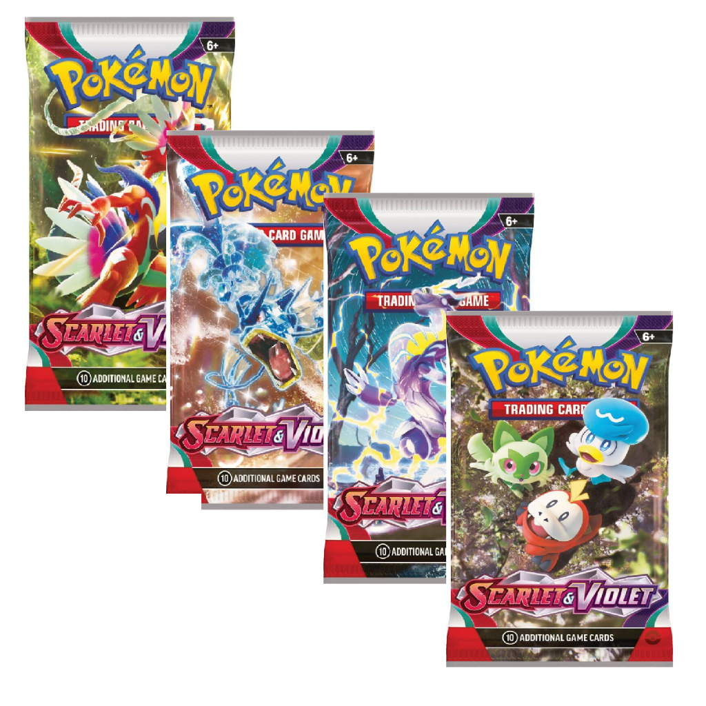 🌟CHÍNH HÃNG🌟 Gói Bài Pokemon TCG Paradox Rift Paldea Evolved Scarlet & Violet - 1 Pack Lẻ Nguyên Seal Art Ngẫu Nhiên