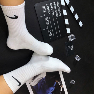 tất nike trắng cao cổ, cổ trung, cổ ngắn - tất thể thao nam nữ Dệt Kim Cao Cấp