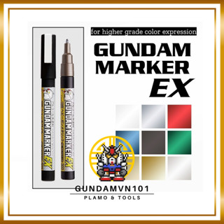  MR.HOBBY BÚT SƠN CAO CẤP GUNDAM MARKER EX - gốc cồn màu metallic xgm100 mô hình lắp ráp gundam gunpla lbx figure trans 