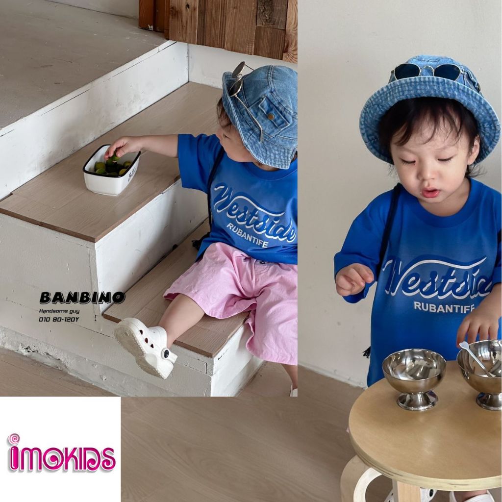 Áo thun bé trai Banbino 11-27kg, áo cộc tay cho bé cao cấp size nhí trung chất thun co giãn thoải mái thời trang qate