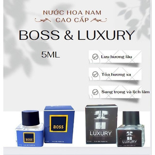 Nước hoa mini 5ml[ Boss, luxury , queen, goodgirl..] dạng chấm