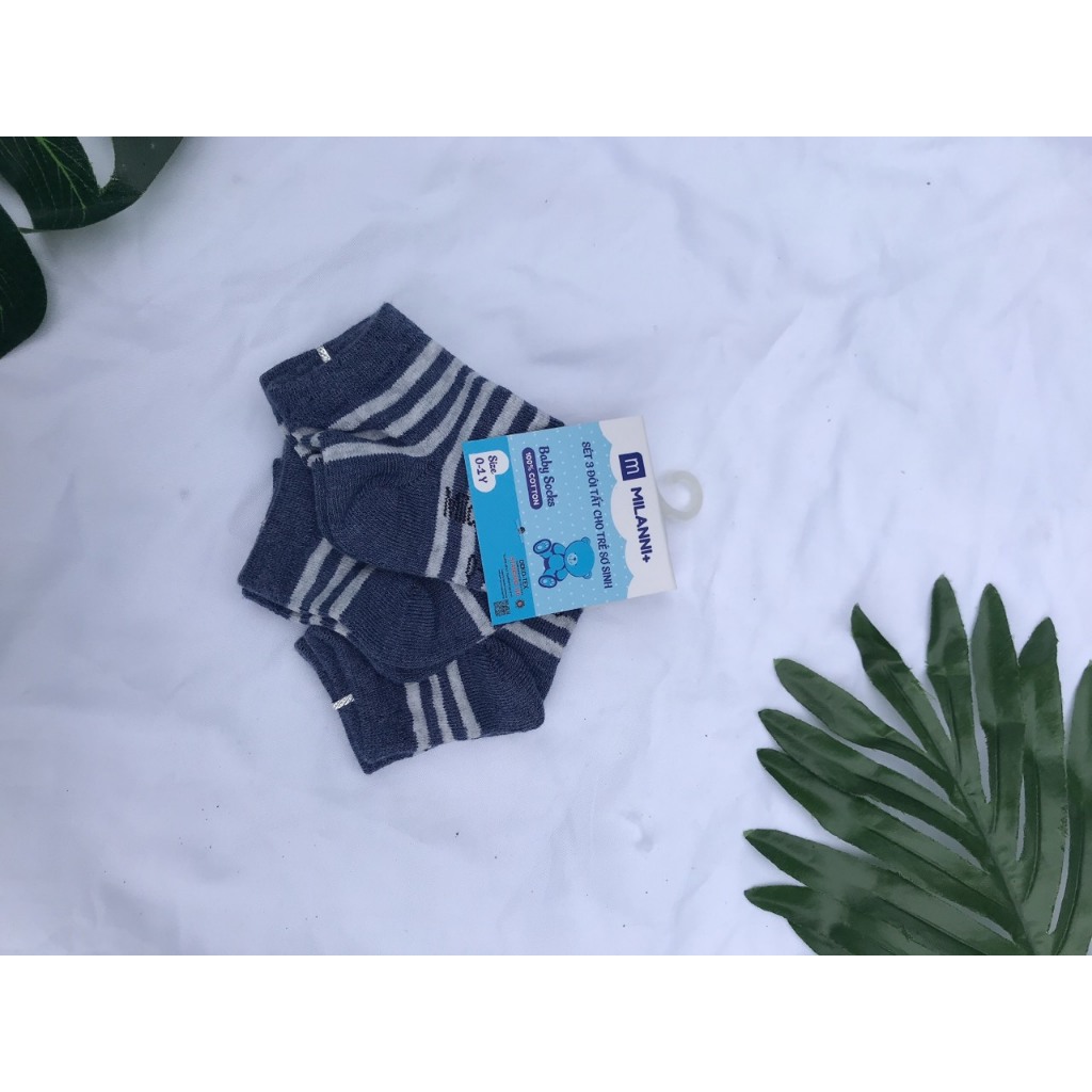 Tất len cho bé sơ sinh đến 1 tuổi Milani siêu đẹp mềm mại lunakidsbaby