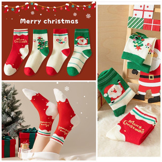 Set 4 đôi tất noel dễ thương cho bé