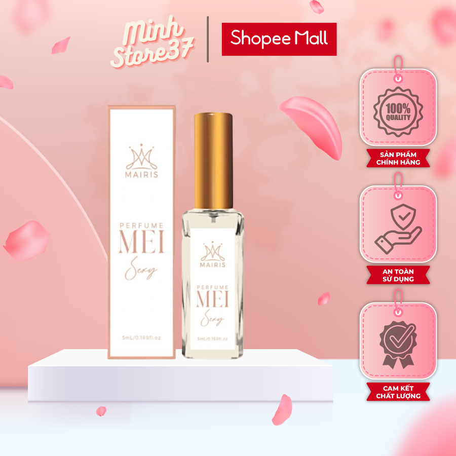 Nước Hoa Mini Perfume Mei Mairis HUYỀN PHI 5ml Chính Hãng Thơm Sang Chảnh Quyến Rũ