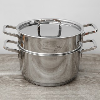 Bộ nồi xửng hấp 3 đáy Inox 304 cao cấp Fivestar Plus 20cm